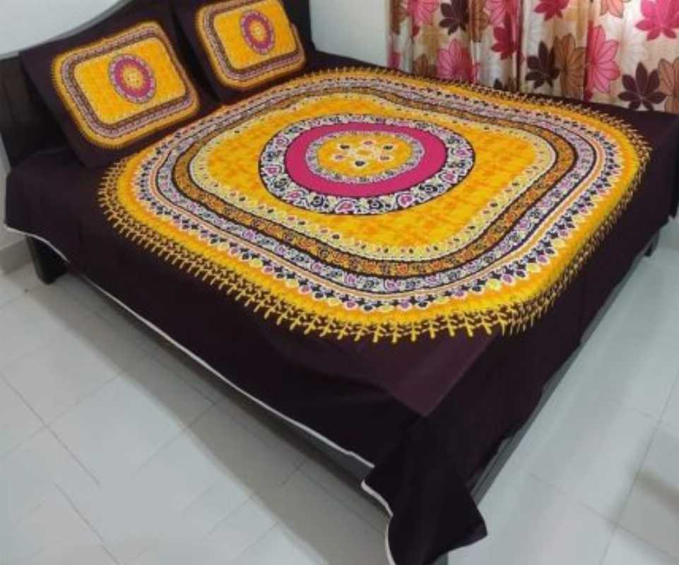 Luxury Panel Cotton Bed Sheet