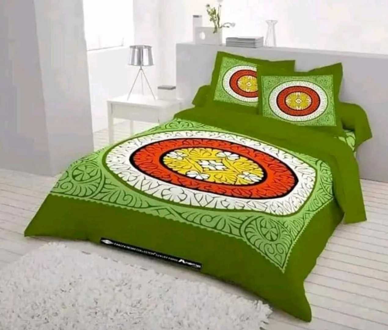Digital Home Tex Luxury Panel Cotton Bed Sheet King Size
