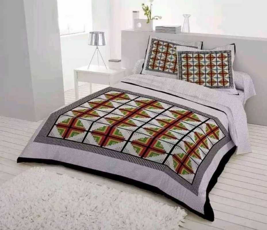 Luxury Panel Cotton Bed Sheet